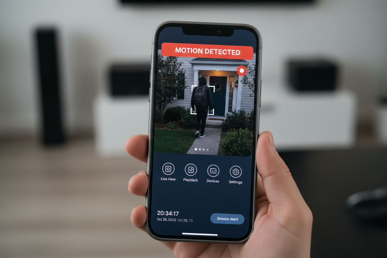 Video alerts on phone